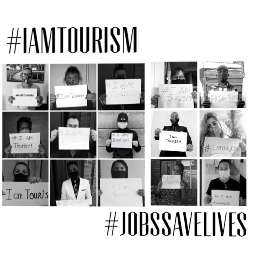 Today we stand together,
To fight for tomorrow.

#IAmTourism
#jobssavelives 

Oh how we miss our travel family and each other! 🖤