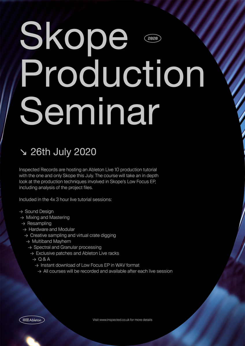 SkopeUK's tweet photo. Thanks for the incredible response for my new EP 🙏

There are a few spaces remaining for the production seminar I’m running, can’t wait to get started this Sunday.

https://t.co/IoOJOW8sI1 https://t.co/D4yBziz3IS