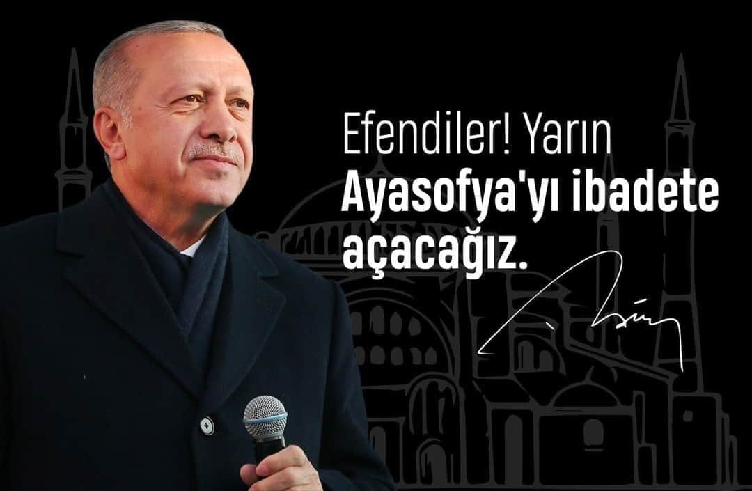 Allah Razı olsun senden REİS
Rabbim Ömrüne Ömür katsın İnşaAllah

#AyasofyaCamidir 
#24TemmuzCuma 
#ibbBuşonHizmeti