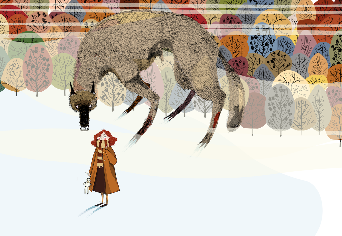 Hace algún tiempo intenté hacer un cuento ilustrado para explicar conceptos evolutivos, entre ellos, obviamente, la selección natural. Para ello, la protagonista llevaba a cabo un experimento en el campo echando mano de la colección de peluches de sus amigos.