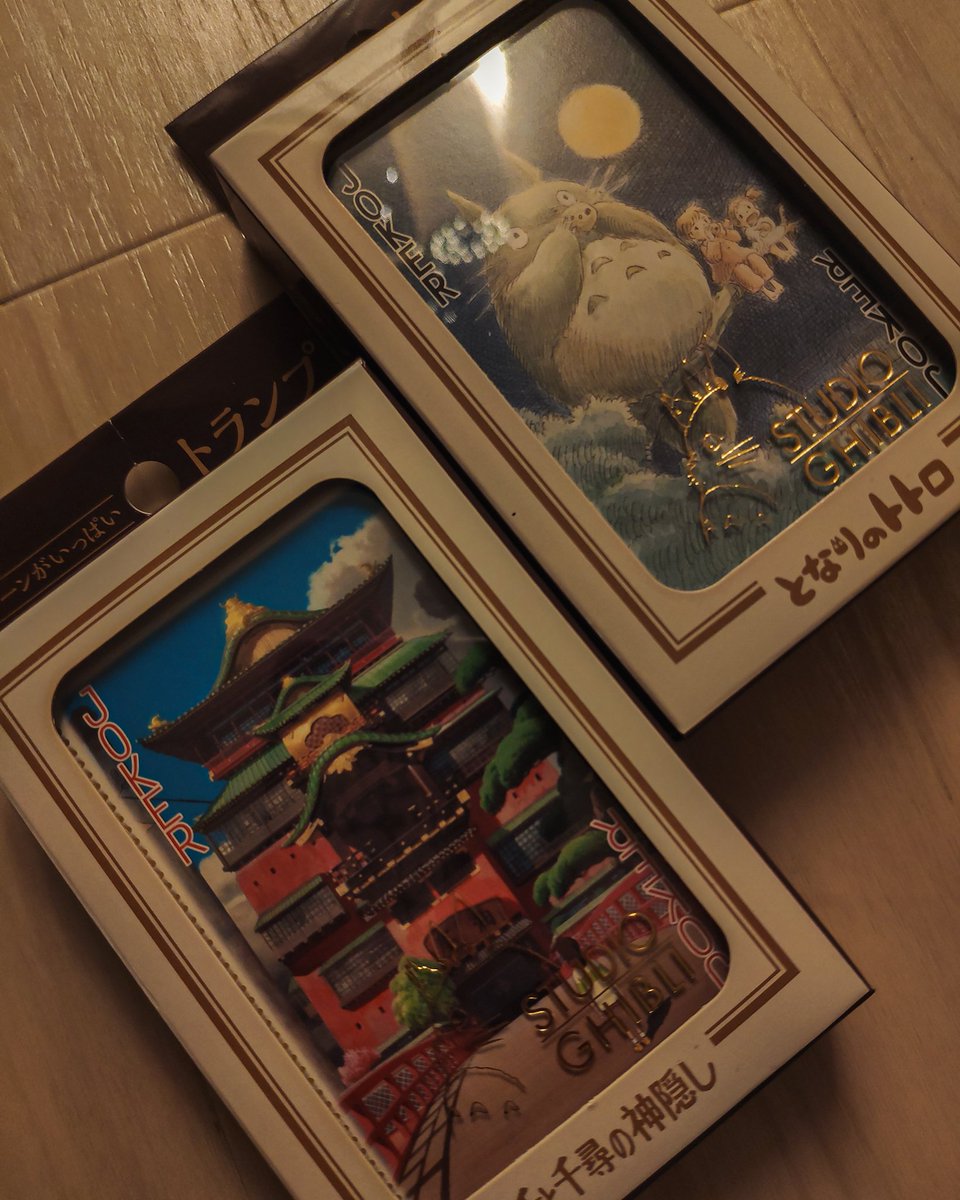 anocam_'s tweet photo. ✨GIVEAWAY✨
Wanted to do a small giveaway once I hit 6k and so here you go! 

Giving away a set of Ghibli playing cards and a movie poster puzzle! 

(1 winner - you choose which cards and which puzzle)

✨TO ENTER:
- Retweet this post and follow me
- Ends on 28/07 (10pm JST) https://t.co/PecCraFbgW