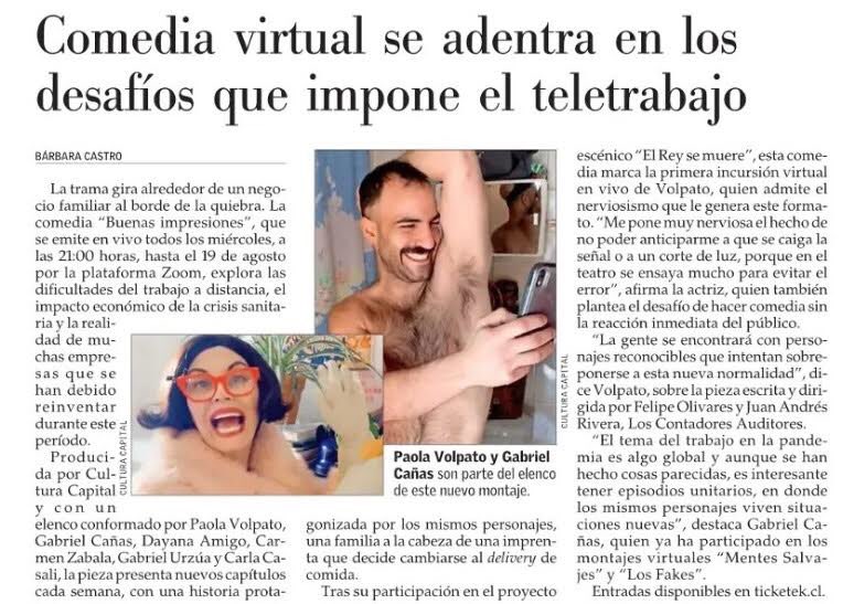 Hoy en @ElMercurio_cl  🍿💥