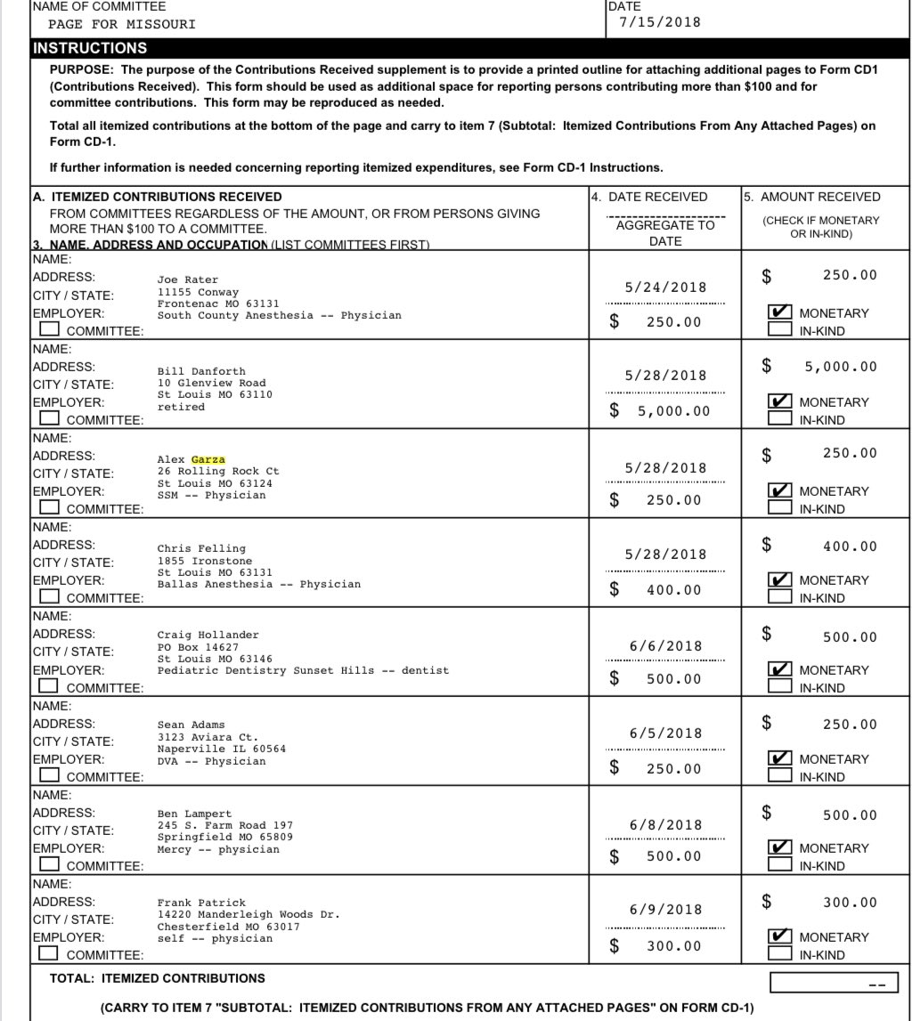 JaneDueker's tweet image. Also a campaign donor of Page.  I am told they also went to medical school together.  Finally, Page appointed Garza to the Board of Freeholders and to the Justice Services Advisory Board.  They are very connected politically.  #QuestionTheNarrative