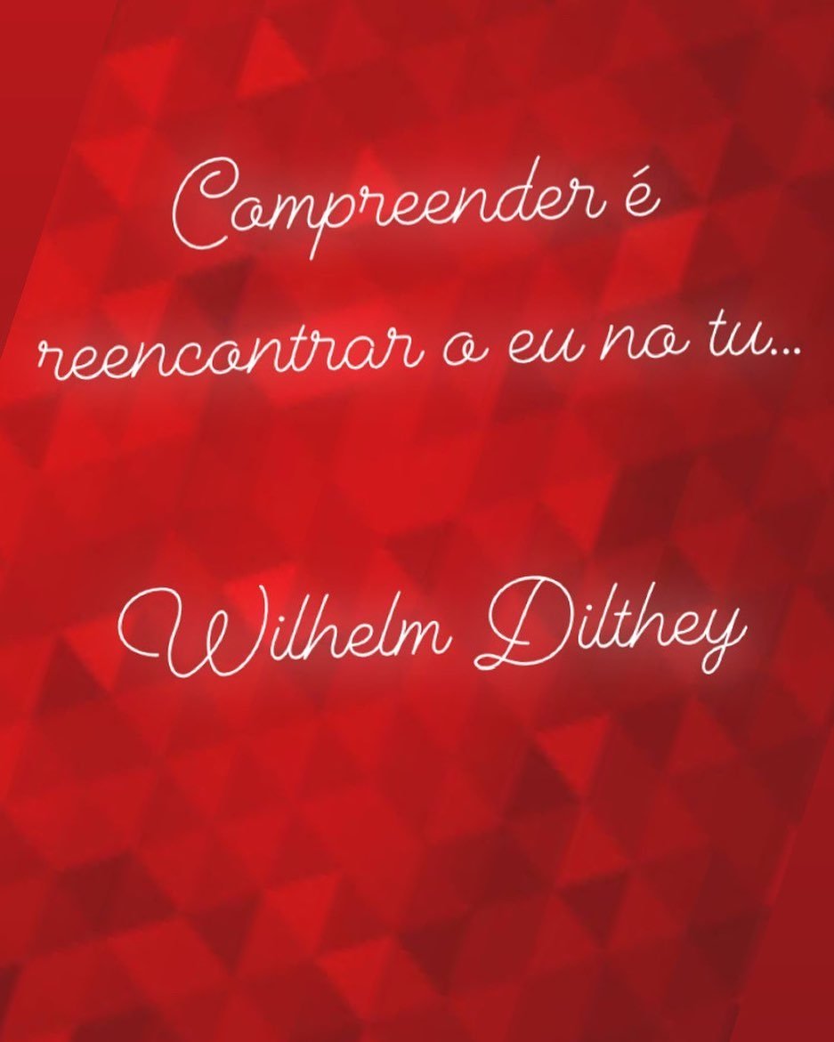 agadelhacamila's tweet image. "Compreender é reencontrar o EU no TU"
.
#dilthey