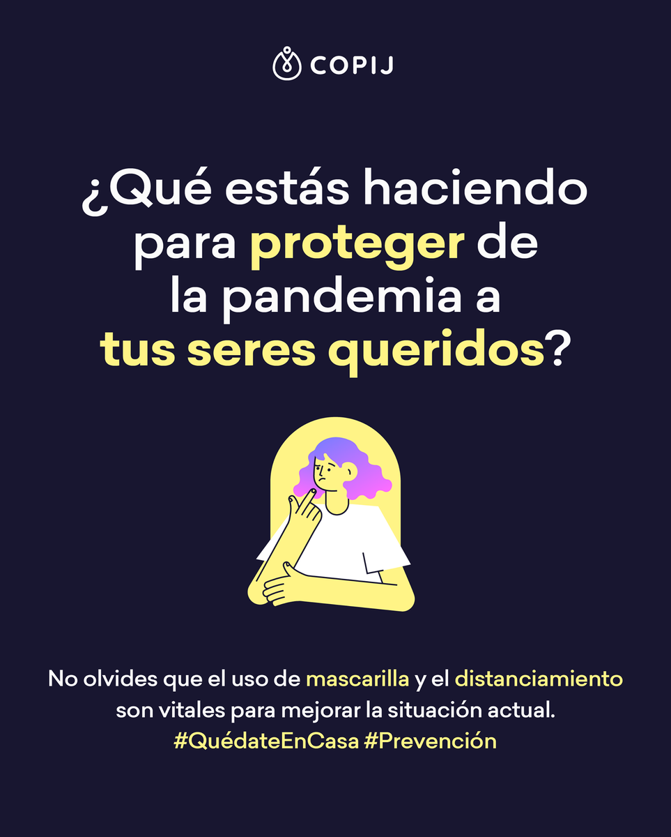 El cuidar de nosotros mismos también mantiene a nuestros seres queridos a salvo. #UsaMascarilla