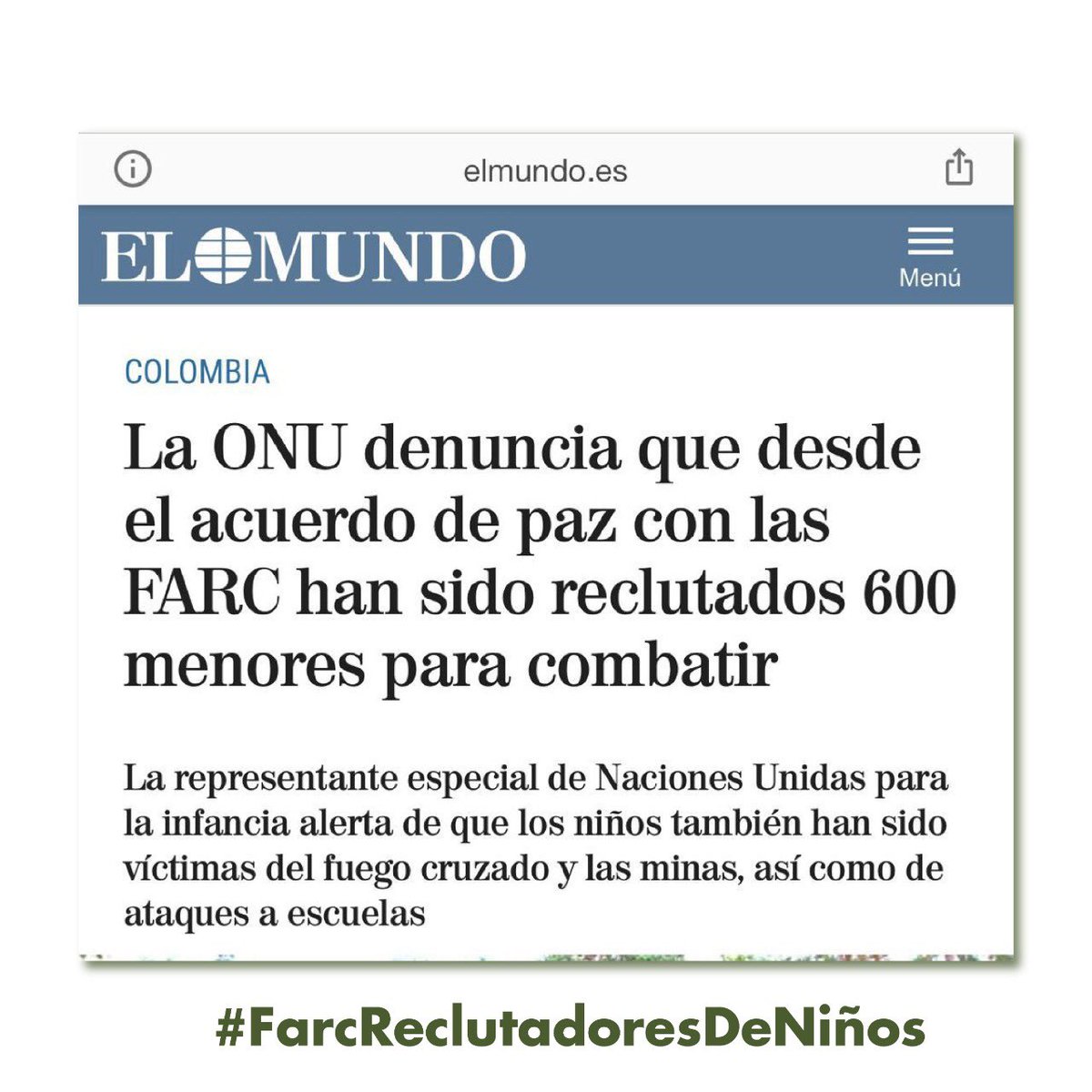 angelalobos's tweet photo. #ATimochencoLeDigo, la sociedad llora a sus niños victimas y reclutados por Uds. Una mamá, una mujer, una colombiana del común NO es asesina, reclutadora de menores por eso Griselda Lobo No me representa, no es el estandarte de la mujer colombiana, es criminal. https://t.co/bJUwrY5kjv
