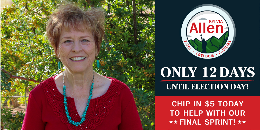 Only 12 days until Election Day! Chip in $5 today to help with our final sprint! >>> bit.ly/2Na4jHX