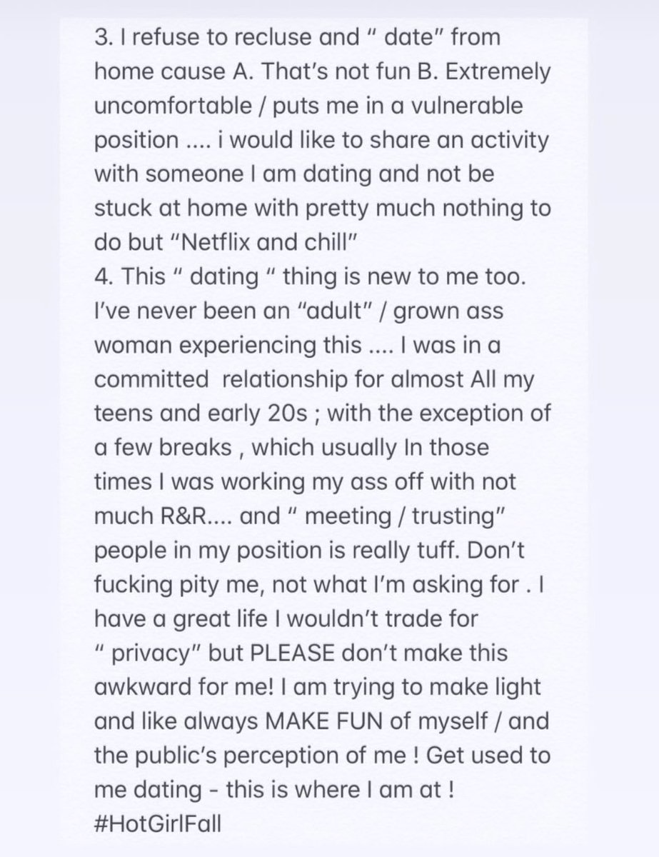 but I'm grown now and make choices as an adult". Miley then talked about double-standards and said "Men are RARELY slut-shamed, they move on from one beautiful young woman to the next MOST times without consequence.They are usually referred to as 'legends,' 'heartthrobs,' 'G'.."