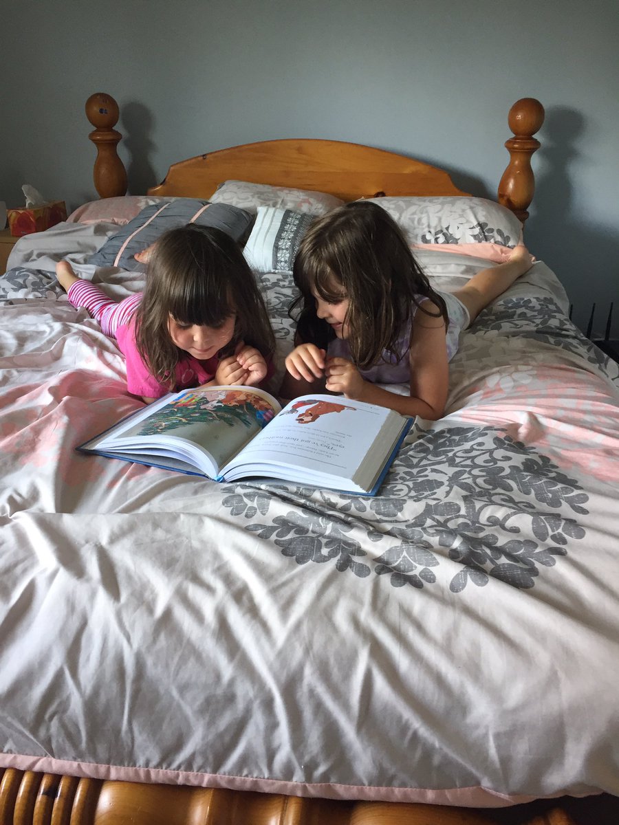 <a href="/MsNadon/">Ms Nadon</a> They were so quiet and found them cuddled up reading our Disney stories #caughtyoureading <a href="/TldsbR/">TLDSB Reads</a>