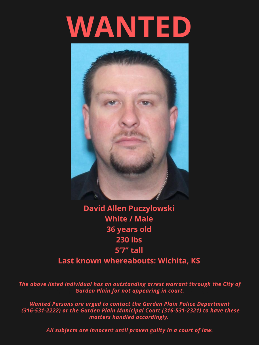 GardenPlainPD's tweet photo. Have you seen this person? If you have information give us a call. Wanted persons are urged to call 316-531-2222 or 316-531-2321 https://t.co/Eq7rjESvc2