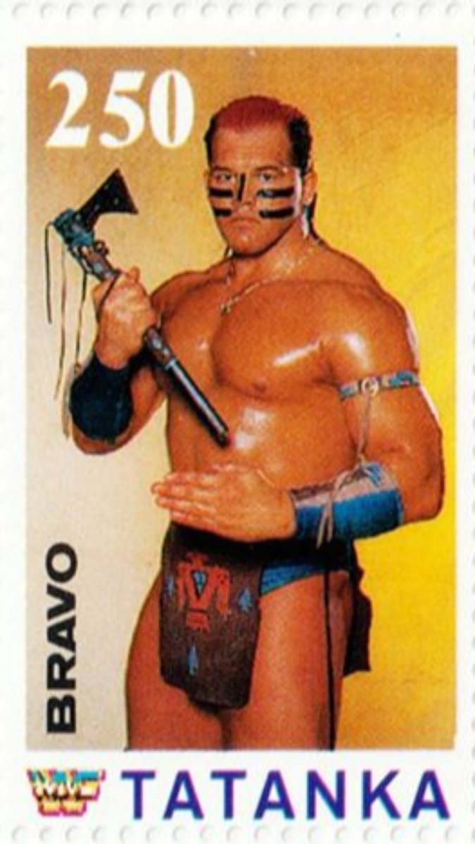 NativeTatanka's tweet photo. #TBT Thx to @AndreasPrietzel for sending in this #BravoMagazine The largest teen magazine in #Germany with a @NativeTatanka @WWE Collector Stamp! @WWEUniverse #WWE #WWEUniverse #NativeAmerican #Tatanka https://t.co/hgGHDGWMJj