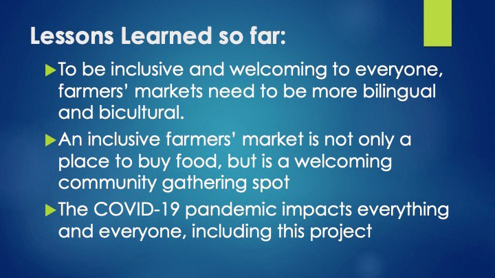 This was our pre-intervention Environmental Inclusivity Scan. After project interventions the same reviewers will scan again to measure changes in inclusivity and welcome.  #foodstudies20  @UCANR  @PetalumaBounty  @VictoryGrower  @UCCESonoma  #CalFresh,  #EnvironmentalScan  #SNAPEdWorks