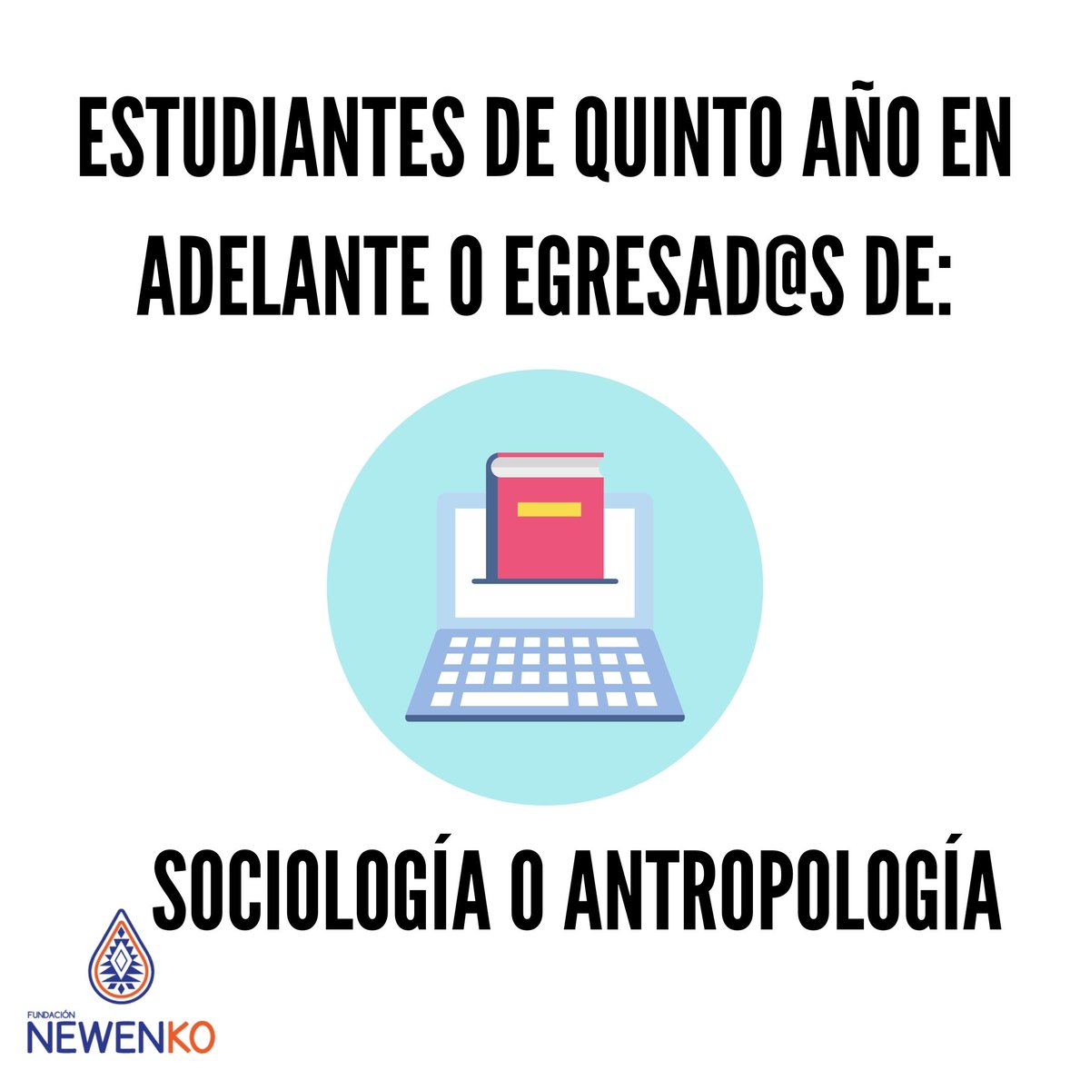 Atención, atención!📣
Desde #Newenko buscamos a personas motivadas por el estudio del agua y los conflictos derivados su uso y goce, para que puedan apoyar con sus conocimientos dentro de nuestro equipo ejecutivo a través de una #pasantía ad honorem de 4 meses 👩‍💻 👨‍💻
          ⬇️