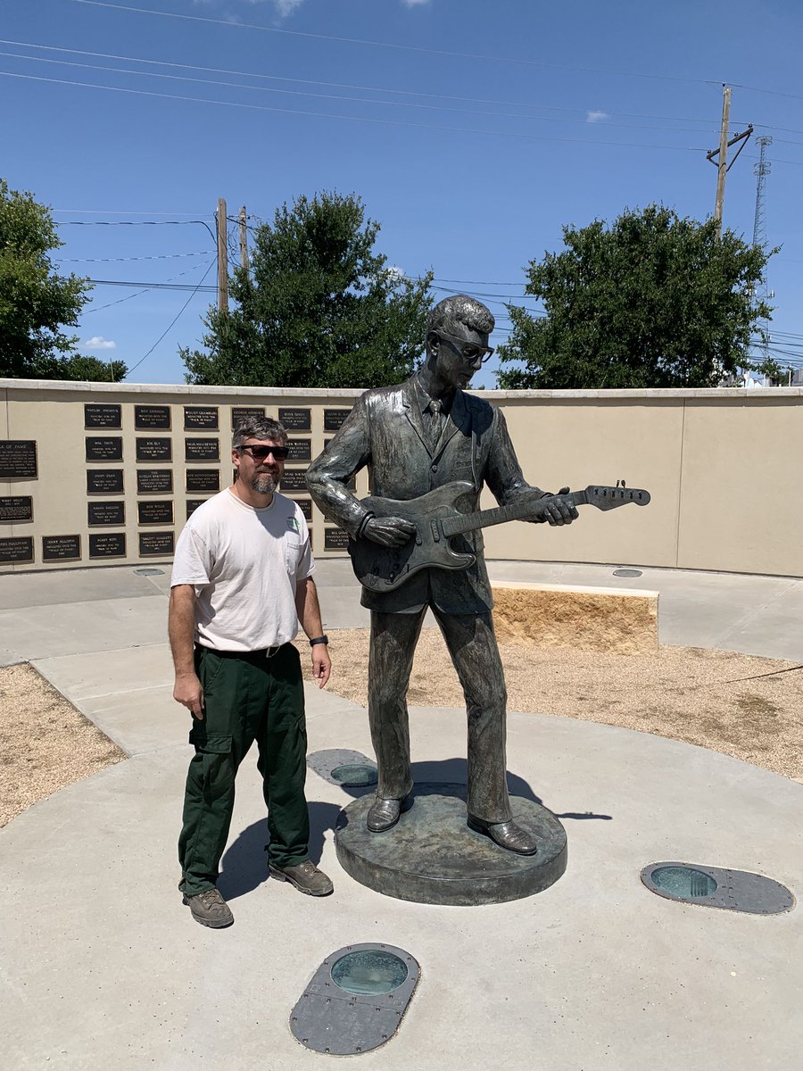 JasonOShell's tweet image. No trip to Lubbock is complete without a trip to Crickets Avenue! “You know my love will not fade away” #buddyholly