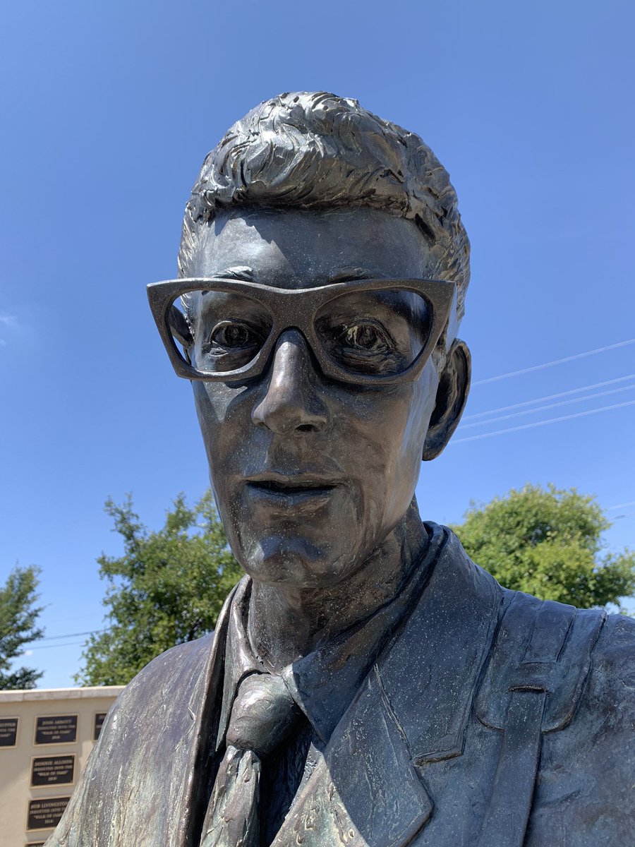 JasonOShell's tweet image. No trip to Lubbock is complete without a trip to Crickets Avenue! “You know my love will not fade away” #buddyholly
