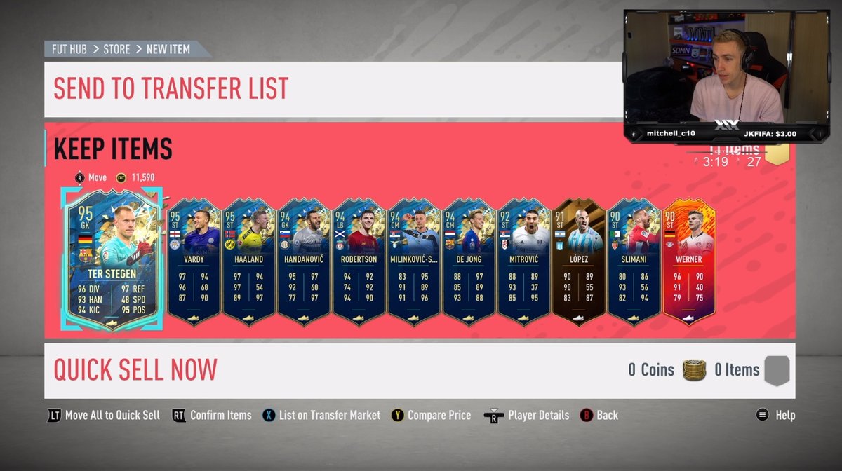 KyBryant4's tweet photo. Definitely a lot better rewards this week ๐๐
Big thank you to @miniminter for opening my rewards and for the shoutout
Also thanks to all the new followers ๐
#FIFA #FUTChampions #Rewards #FUT20 #FIFA20 #FIFAUT20 #twitch #miniminter https://t.co/zNV4vqxMD4