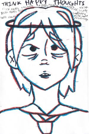 y0urdreamb0y's tweet photo. Think Happy Thoughts
║▌│█║▌│ █║▌│█│║▌║
art for Bullets by yours truly
{#mychemicalromance #BulletsBirthday2020 #headfirstforhalos #art } https://t.co/roN9T03I1w
