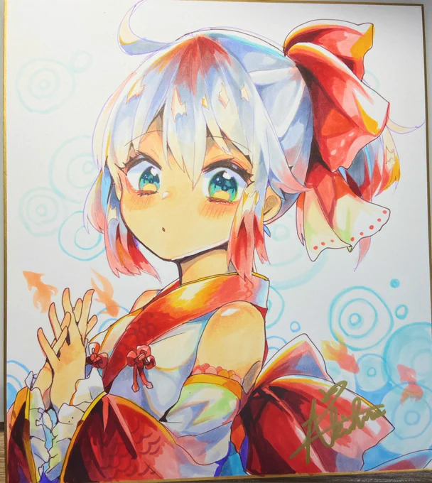 完成!金魚ちゃん✨ 