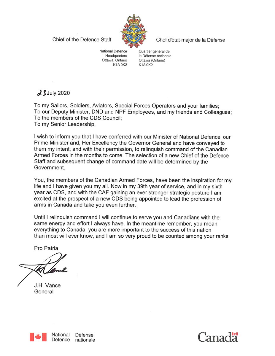 General / Générale Jennie Carignan tweet media