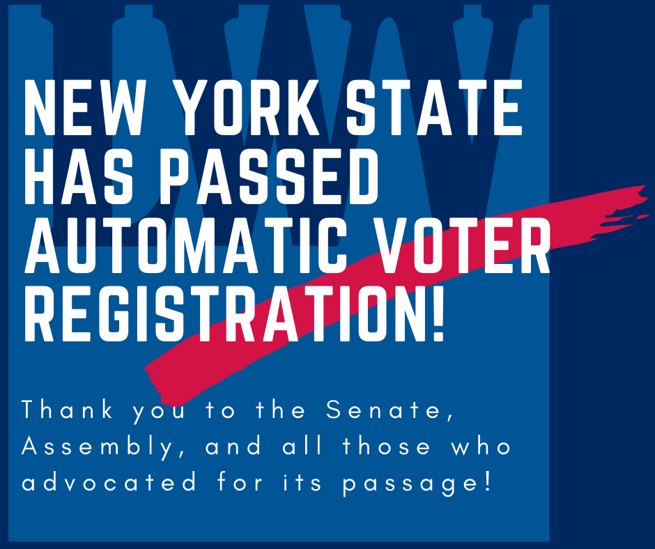 LWVNYS's tweet photo. Incredible news today! Thank you to @TheRealLatriceW  @SenGianaris for your incredible leadership on this bill! And thank you to all the legislators who supported this bill and the advocates who worked to see it passed. Congratulations to all https://t.co/9MVmQDLTZg
