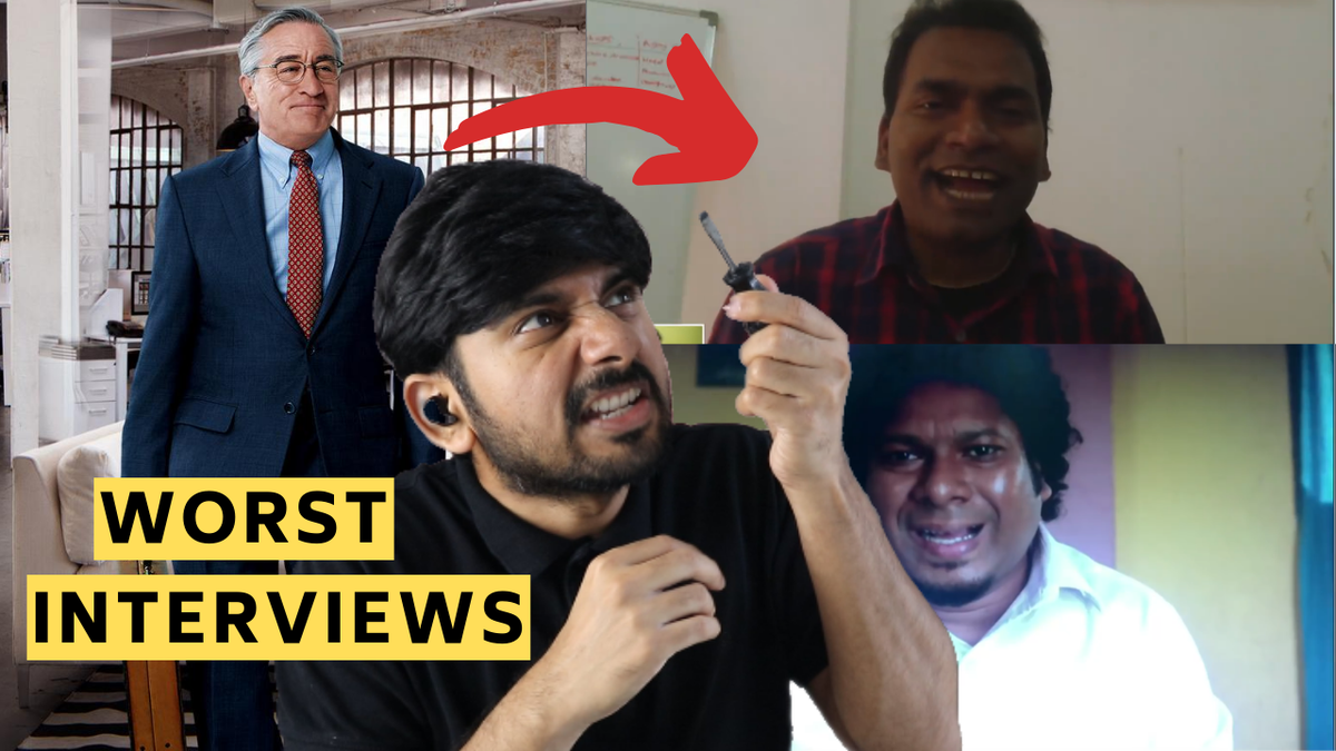 ArvindKaliappan's tweet photo. Funny job interview in India | Worst Job Interview | Tamil Roast Comedy 

https://t.co/lu6voRKEQu via @YouTubeIndia 

#TamilComedy #Worstjobinterview https://t.co/cq799fNr9j