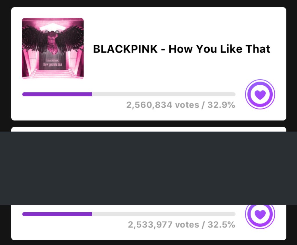 bpbillboard's tweet image. Mubeat (Music Core Voting)

#1. @BLACKPINK: 2,560,834

&amp;lt; Gap: 26,857 &amp;gt;

🔗: mubeat.page.link/976E

#MTVHottest BLACKPINK