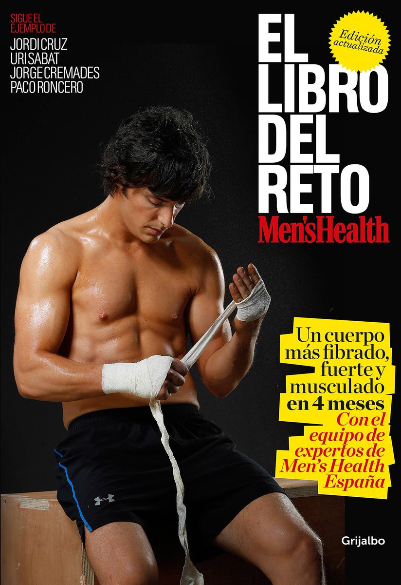 JC_Ortega_'s tweet photo. Hoy es el #DíaDelLibro (pospuesto del 23 de abril) y por eso deberíais compraros este libro, que para eso lo escribí yo. Con todas las rutinas y dietas del #RetoMH de @RobertoLealG, @JordiCruzMas, @urisabat y @PacoRoncero 💪🏼 Para poneros más fuertes que el cuello de la Carrà. https://t.co/eQ89x24l8F