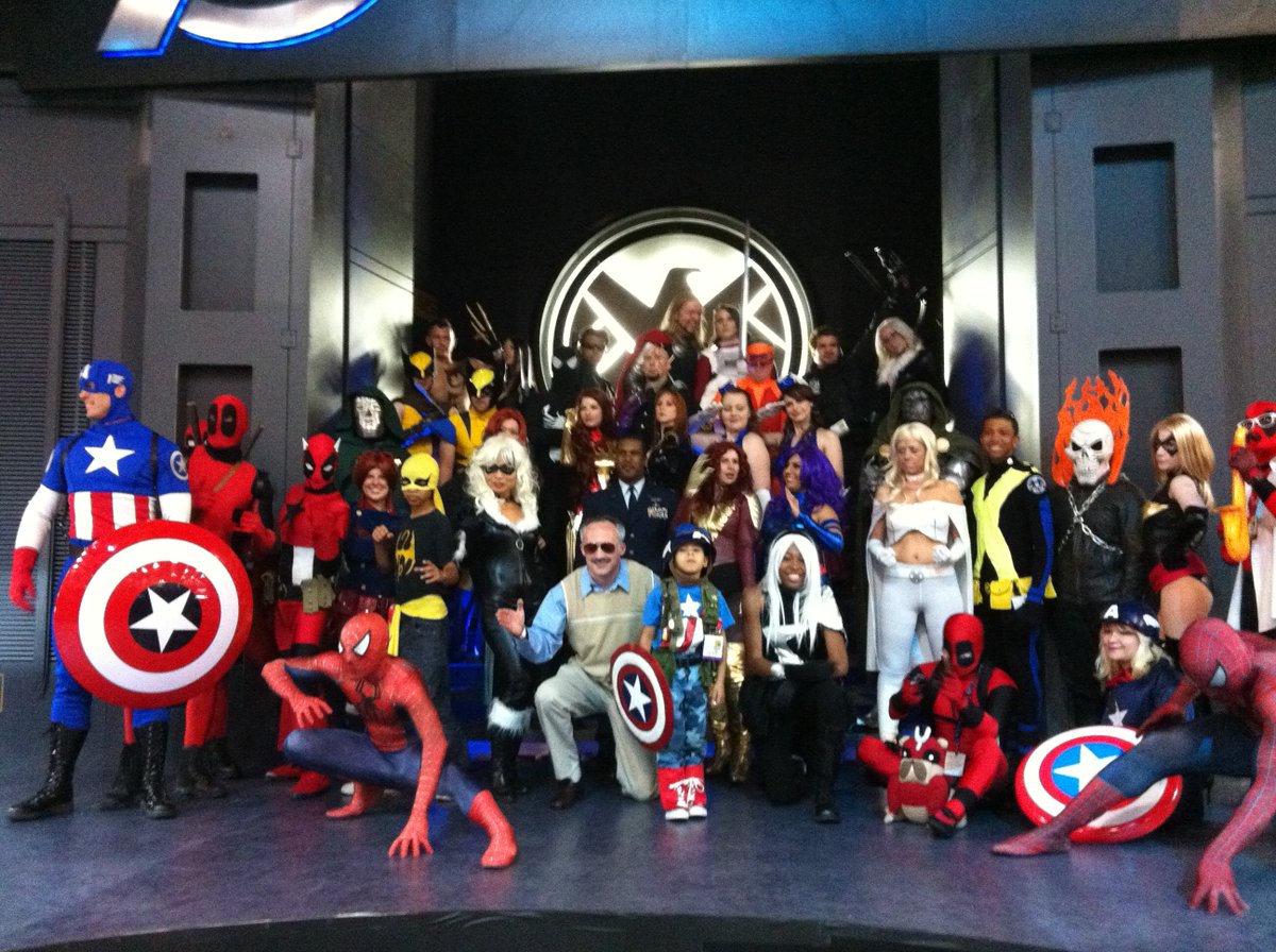 We kicked of 2011 with our booth being the Helicarrier,  @jannazagari & I sitting on the  #WomenOfMarvel panel, throwback to drawings at the Palm Restaurant, and really kicking off the Costume Contest as it came to be!