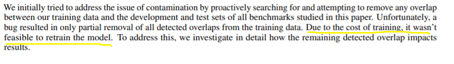 Funnily enough,  @ykilcher also pointed out how the model is so expensive to train, that when the researchers found an error in the training, they couldn't retrain it due to cost concerns12/45