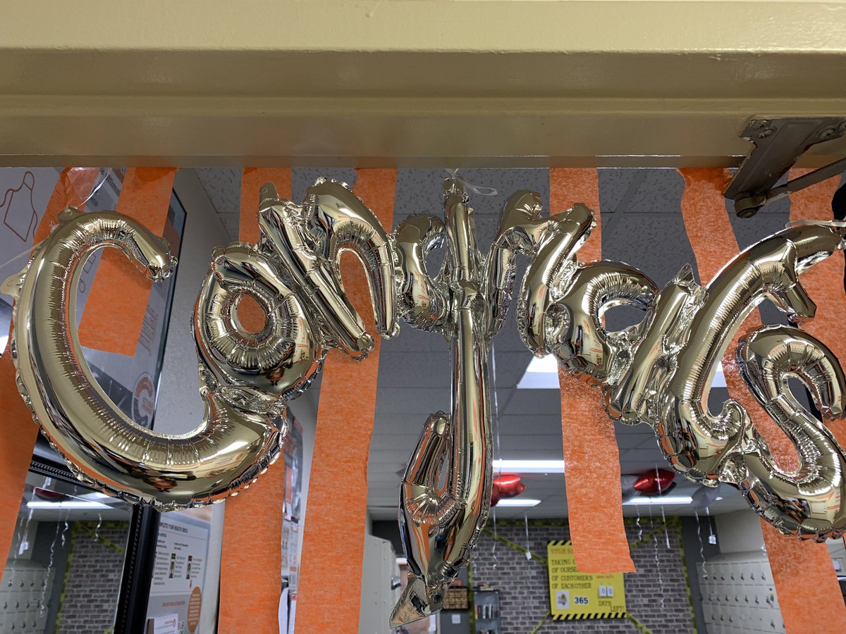 WE MADE IT!!!!! 365 SAYS SAFE!! I’m so proud of you guys. First time the store made it and WE got to be the team to do it! 🧡🧡💪 

Now let’s do it again!

<a href="/comet_HD/">Kyle Comet</a> <a href="/NotoKara/">Kara Noto</a> <a href="/JabarrBean/">Jabarr Bean</a> <a href="/MPHTHD/">Mack Harvey</a> <a href="/marcusleyko/">Marcus Leyko</a> <a href="/JoeLantz4/">Joe Lantz</a> <a href="/THD_Boone/">Jonathan Boone</a> @PS_RSM <a href="/LKRTHD/">LaKesha Rawls</a>