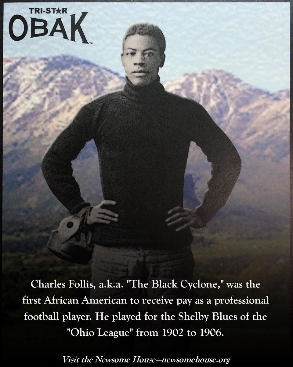 NewsomeHouse's tweet image. Black History Fact of the Day! #CharlesFollis #Football #BlackFirst #NewsomeHouse #NNVA