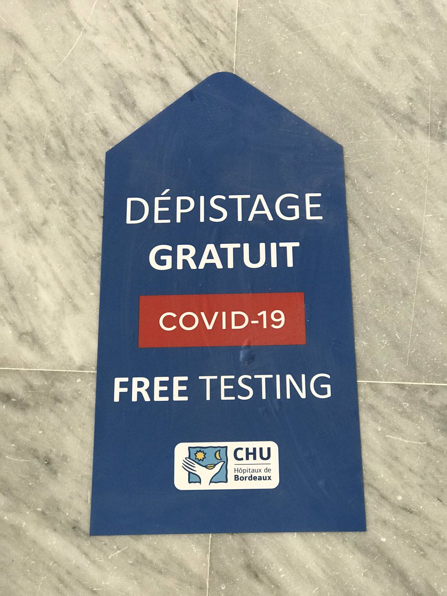 sfazileblanc's tweet photo. ⚠️🟢[dépistage #Covid_19] lancement de l’opération à l’aéroport ✈️ #Bordeaux ce matin et déjà beaucoup de dépistés! 👍👍👍 jusqu’au 15 août médecins, infirmiers, admissionnistes @CHUBordeaux 🙏🙏🙏  avec @ARSNA_DD33 @PrefAquitaine33 #cpam33 #prevenircovid19 https://t.co/6BEDtoS5MA