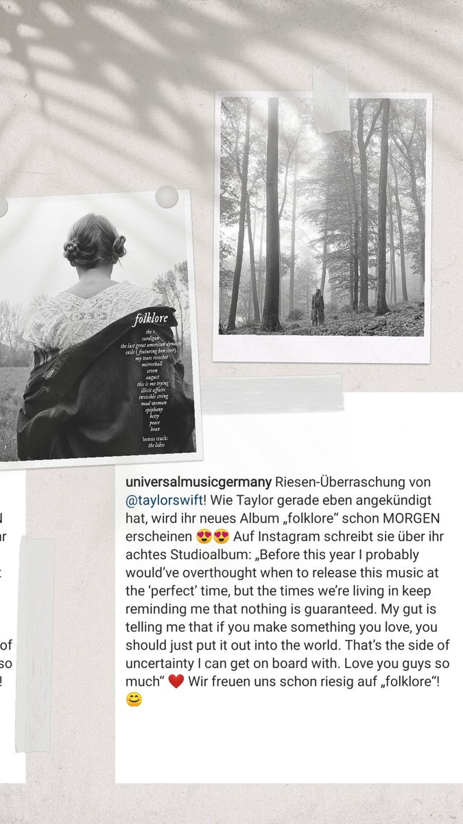 radioactive_mag's tweet photo. Surprise! @taylorswift13 veröffentlicht spontan MORGEN! Ihr 8. Studioalbum! @UmusicGermany
#TaylorSwift #TaylorSwiftIsComing #TaylorSwift8 #universalmusic #radioactivemagazine https://t.co/qP8Vhavglt