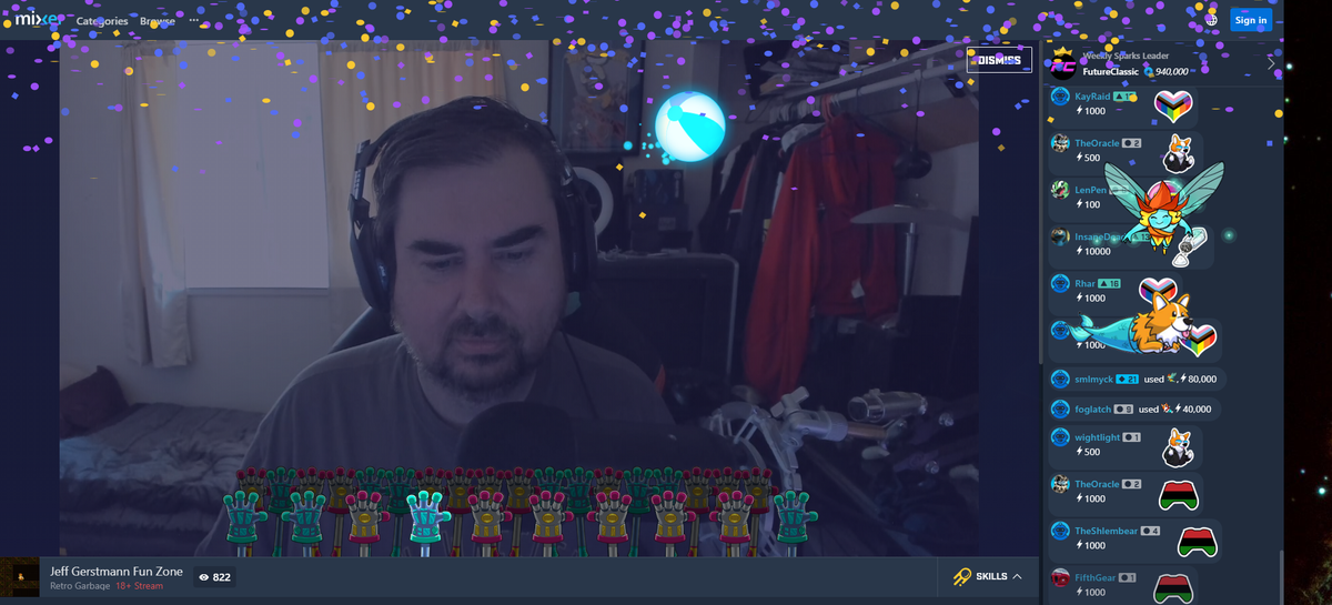 With mixer shutting down I think the responsible thing to do is to bring all this fun and useful functionality to the <a href="/giantbomb/">Giant Bomb</a> chat