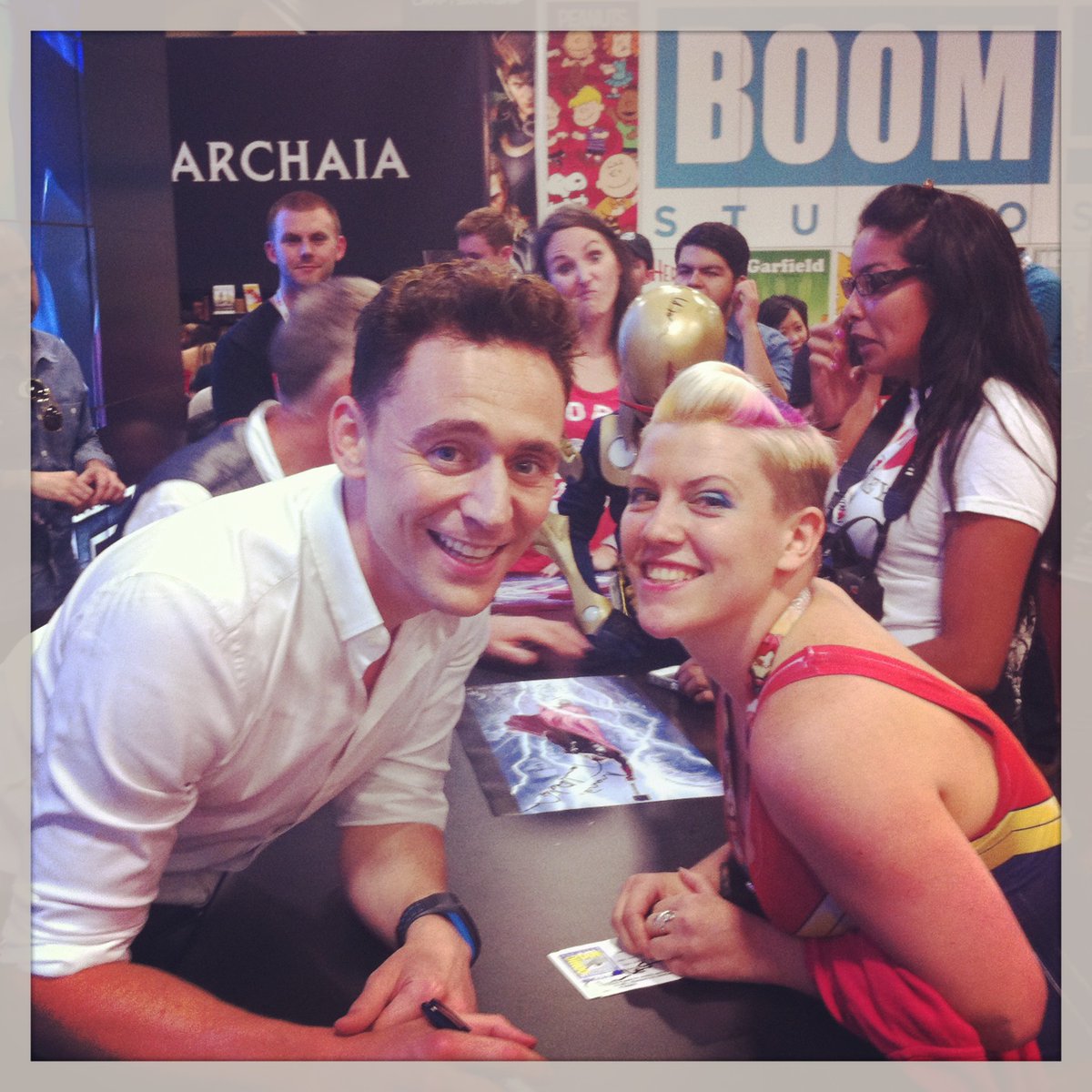 2013 was the year of photo bombs, from my epic masterpiece with  @ChrisEvans to  @semisocialite's one of me with Tom Hiddleston.