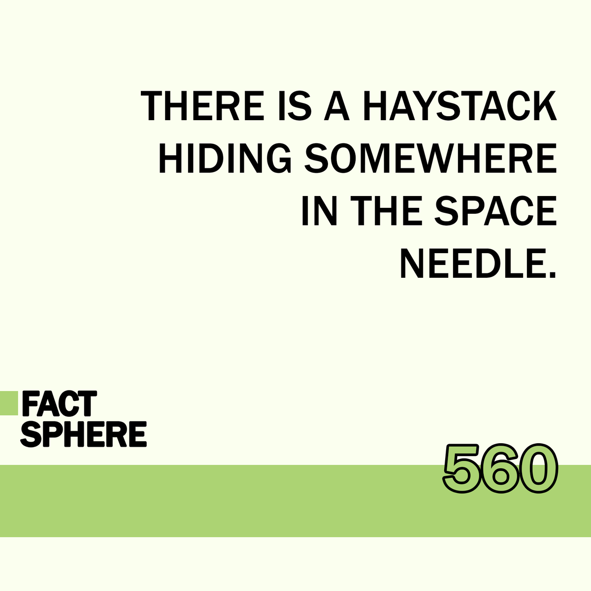 AtFactSphere's tweet image. A long-kept Seattle Space Needle secret.