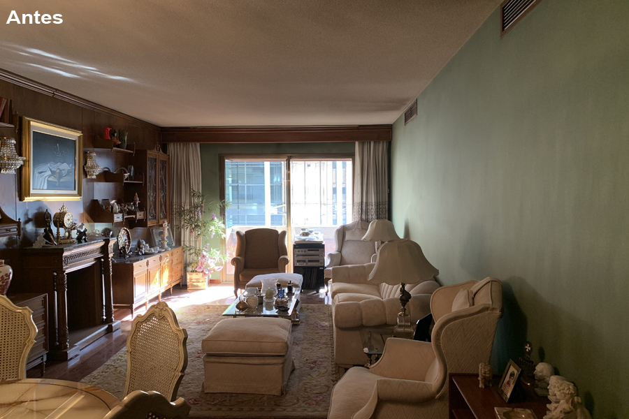 ¿Te gustaría saber cómo <a href="/LuminaHS/">Lúmina Home Staging</a> dio un lavado de cara a este salón? Te lo mostramos esta noche en los #TalleresLeroyMerlin