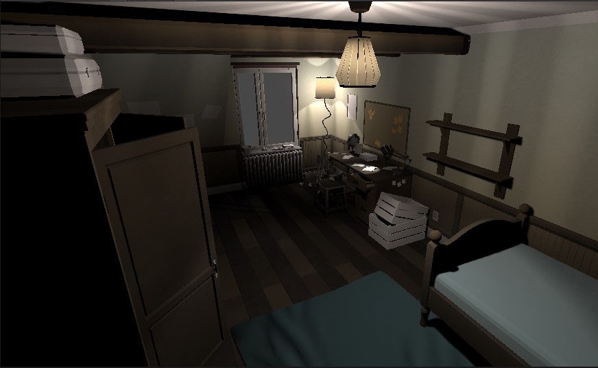 DontTrustVR's tweet photo. Dear #IndieGameDev! Today, we want to share with you some screenshots of prototype #3D models in the first location. We are working on some basics which will provide our developers a space to write our in-game features!
#gamedev #madewithunity #IndieDevs #VR #horror  #indiegames https://t.co/60blXcxDuh