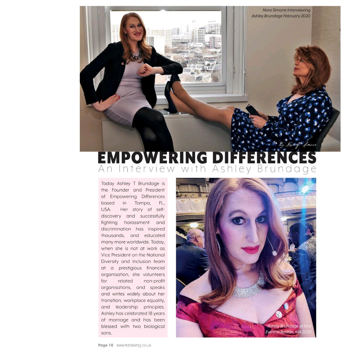 ashleytbrundage's tweet photo. Pretty Awesome 3 Page Spread in this international publication! Get yours today to read all the amazing stories! #TransIsBeautiful #glaad @glaad #transvisibility #trans #Empowerment #magazine #press #photo #inclusion @EmpoweringDiff #author #transmodel  https://t.co/0kcQY90ORj https://t.co/vluCSTF1UG