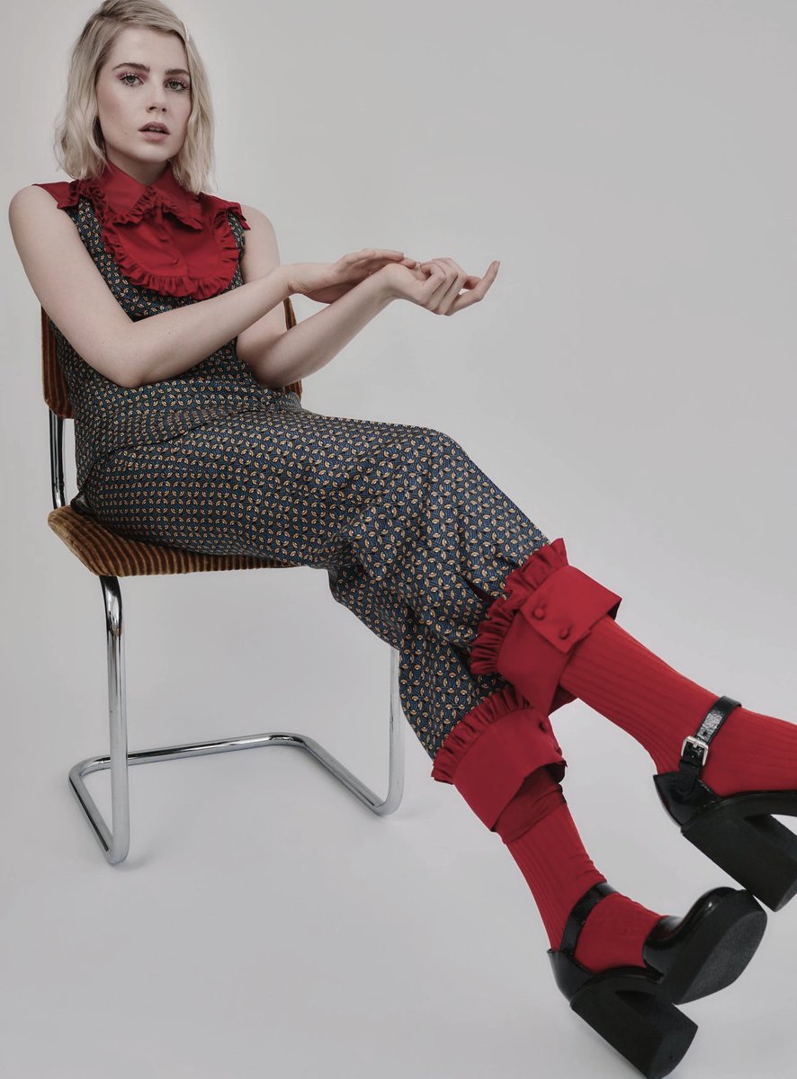 badpostlucy's tweet photo. lucy boynton photographed by nick thompson for l'officiel usa https://t.co/bFwZoZsA5b