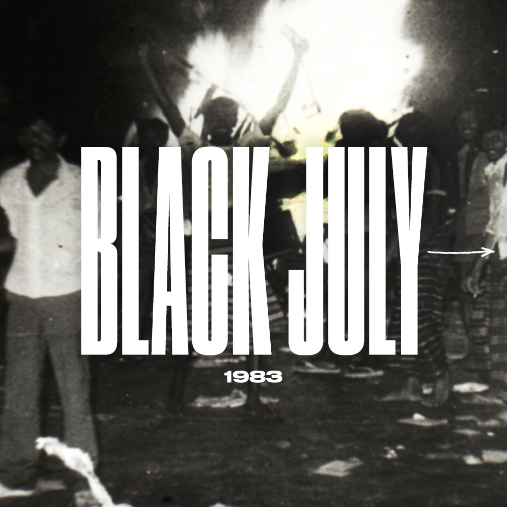THREAD: 37 years ago - an anti-Tamil pogrom took place in Sri Lanka by Sinhala mobs backed by the then UNP government and state forces. The violence saw the deaths of thousands of Tamils, destruction of businesses, and displacement of over 150,000.  #BlackJuly  #Tamil  #lka