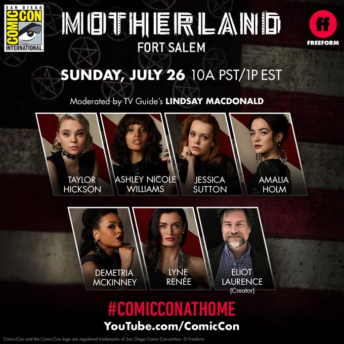 It’s almost time, Witches.
The #MotherlandFortSalem @Comic_Con panel, moderated by ...