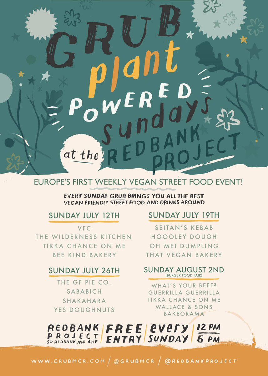 🌱#PlantPoweredSundays MENU DROP🌱

Israeli pita bread sandwiches with the most delicious sauces and toppings plus a few sides to keep you going!
Come and see Sababich this Sunday.