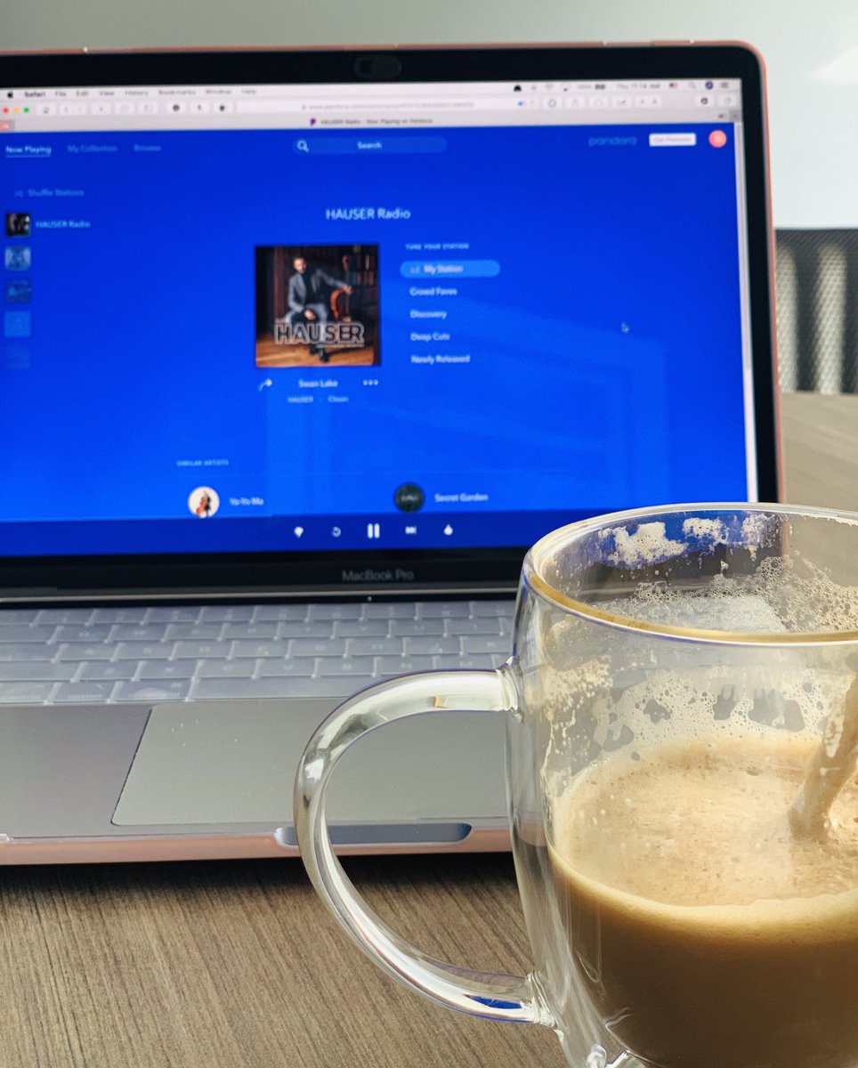 DinaVilic's tweet photo. Its been this kind of day, @hausercello 🎼 , @NespressoUSA  and my excell spreadsheets 💕 https://t.co/K8UCV7of0m