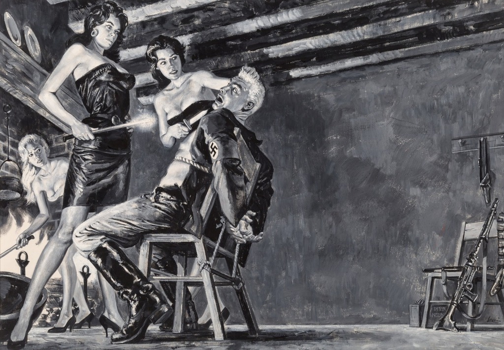 Torture oiled vintage glamour