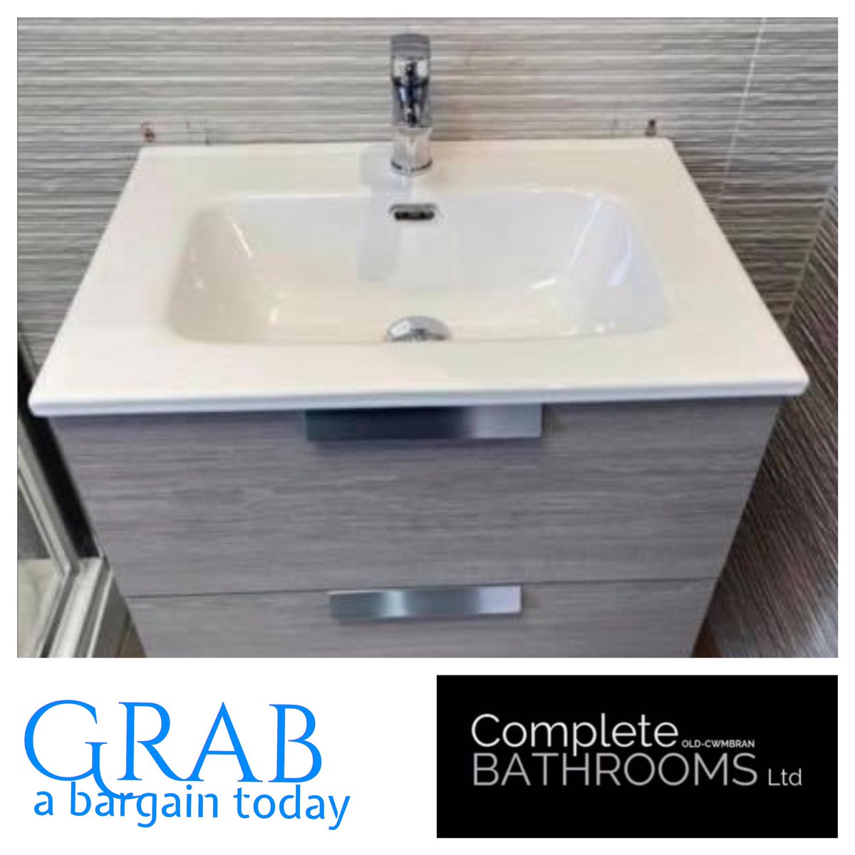 CompBathrooms's tweet photo. We have lots of bargains - see our Facebook Page for more, see one of the bargains below... 
Was £300 
Now only £50 #ThursdayMotivation #Bathrooms #Cwmbran #Newport #Torfaen https://t.co/Qyw5QAAphs
