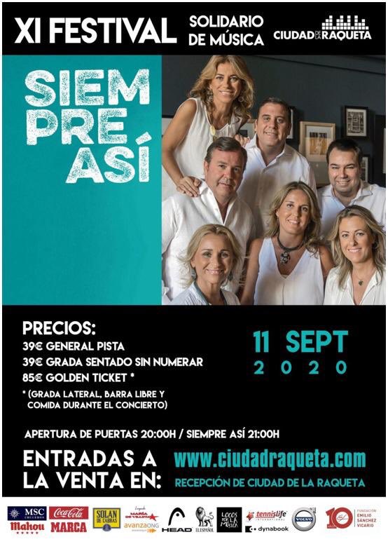 escaparaterevis's tweet photo. XI Festival Solidario de Música @SiempreAsi_Ofic https://t.co/oFjrtlbiXA