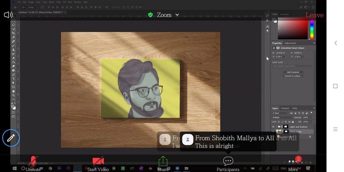 samikshapowar's tweet image. Here comes the end, @gssummit Day 5. 
The best use of quarantine learning Photoshop and illustrator, making different logos, editing pictures on ps , 3D effects with 2D designs and much more. Thanks to our mentor zahid mushtaq and @Girlscript1 .
#gslearningcontest