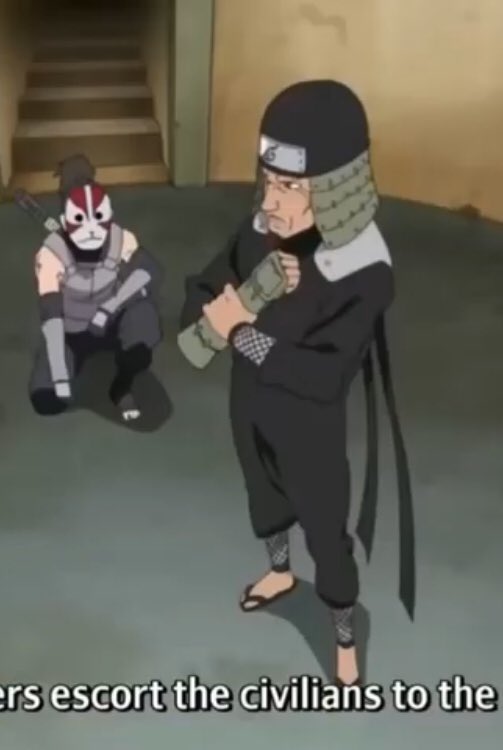 Les équipes de ninja sont déjà sur place ils se retrouvent face à la menace Les unités sont dirigés par kakashi en attendant naruto. Cela fait un parallèle à Hiruzen Qui diriger les unités en attendant Minato durant l’attaque de Kyubi.