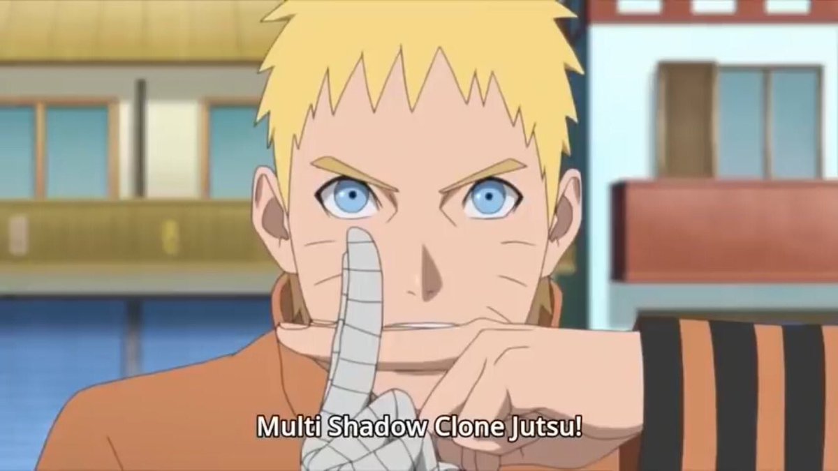 Naruto a confiance en sasuke il ne s’oppose pas mais il met des conditions à boruto. Ensuite naruto donne les instructions.katasuke et Sumire doivent faire de l’assistance à l’évacuation,accompagnée de Shikamaru.  Naruto crée des clones pour assister l’évacuation.